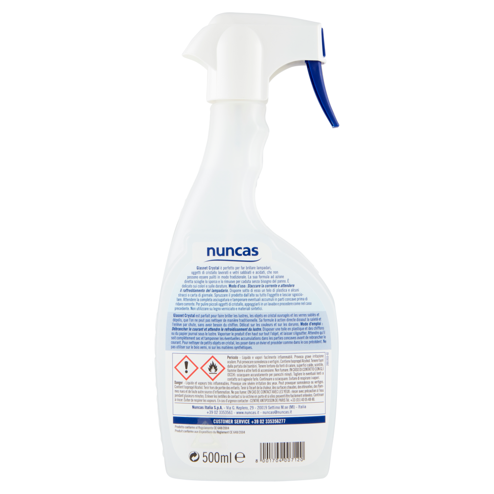 Nuncas Detergente Cristalli e Lampadari 500 ml, , large