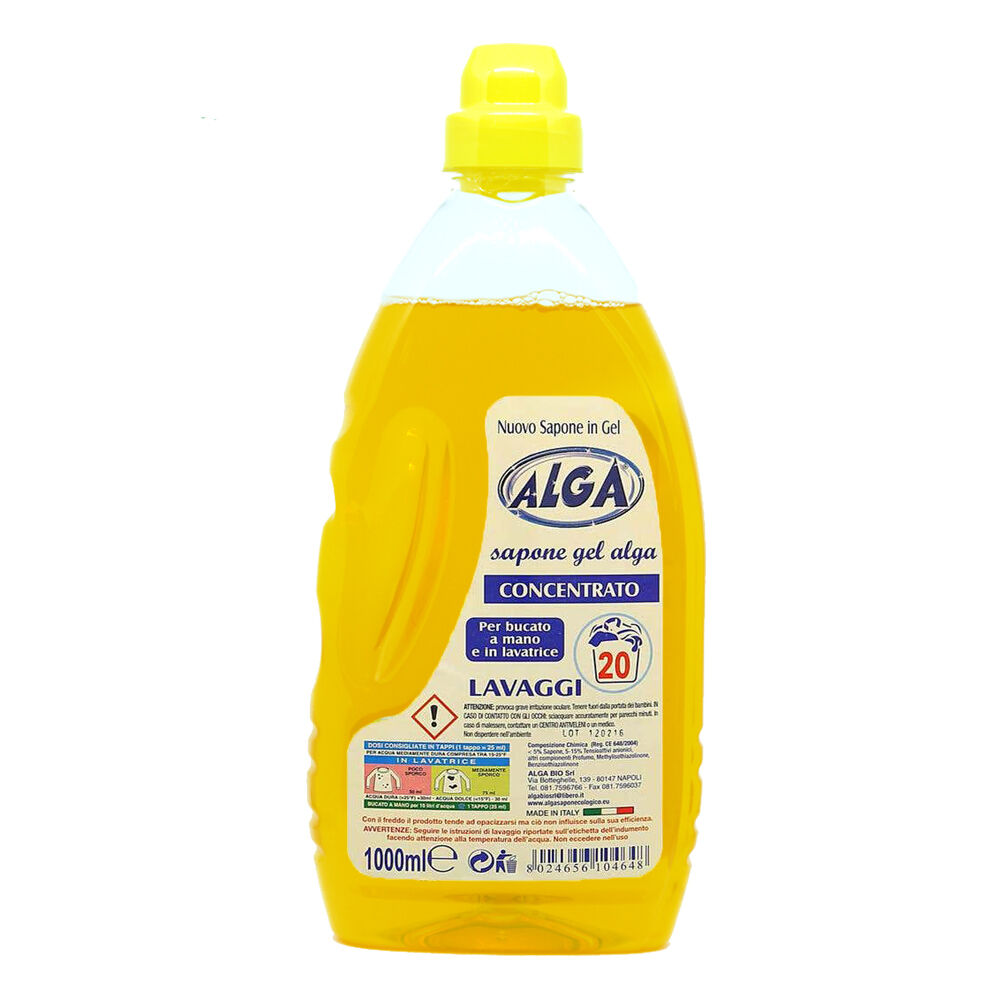 Alga Sapone Bucato Ecologico Concentrato 1000 ml, , large