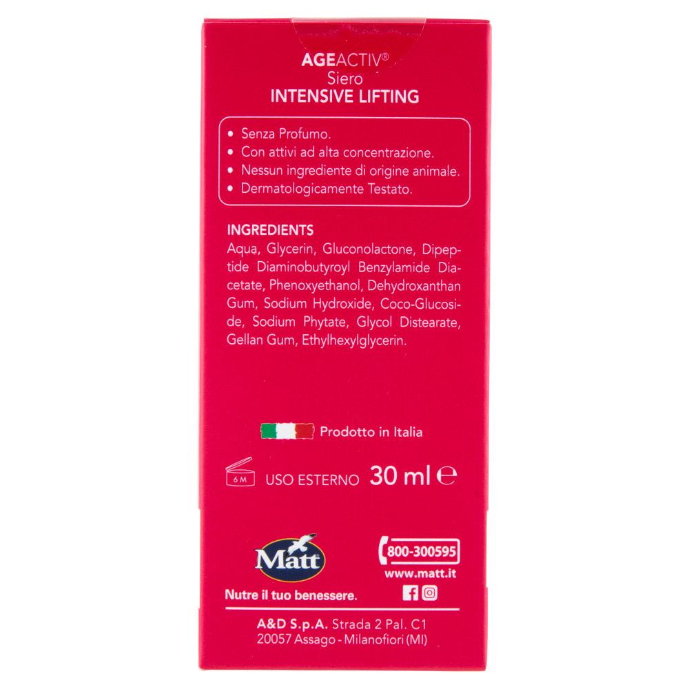 Matt Age Activ Intensive Lifting Siero di Vipera 3 Alpha Plus 30 ml, , large