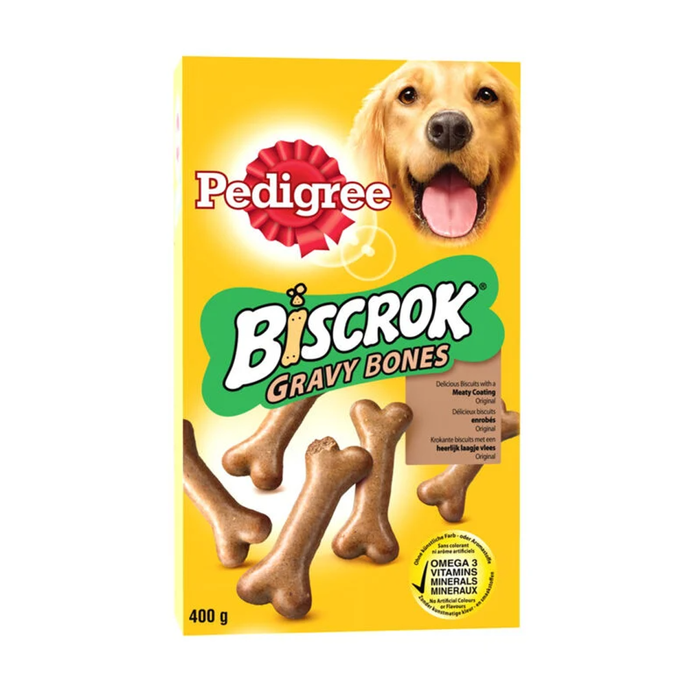 Pedigree Dog Adult Gravy Bones Biscotti da 400 gr, , large