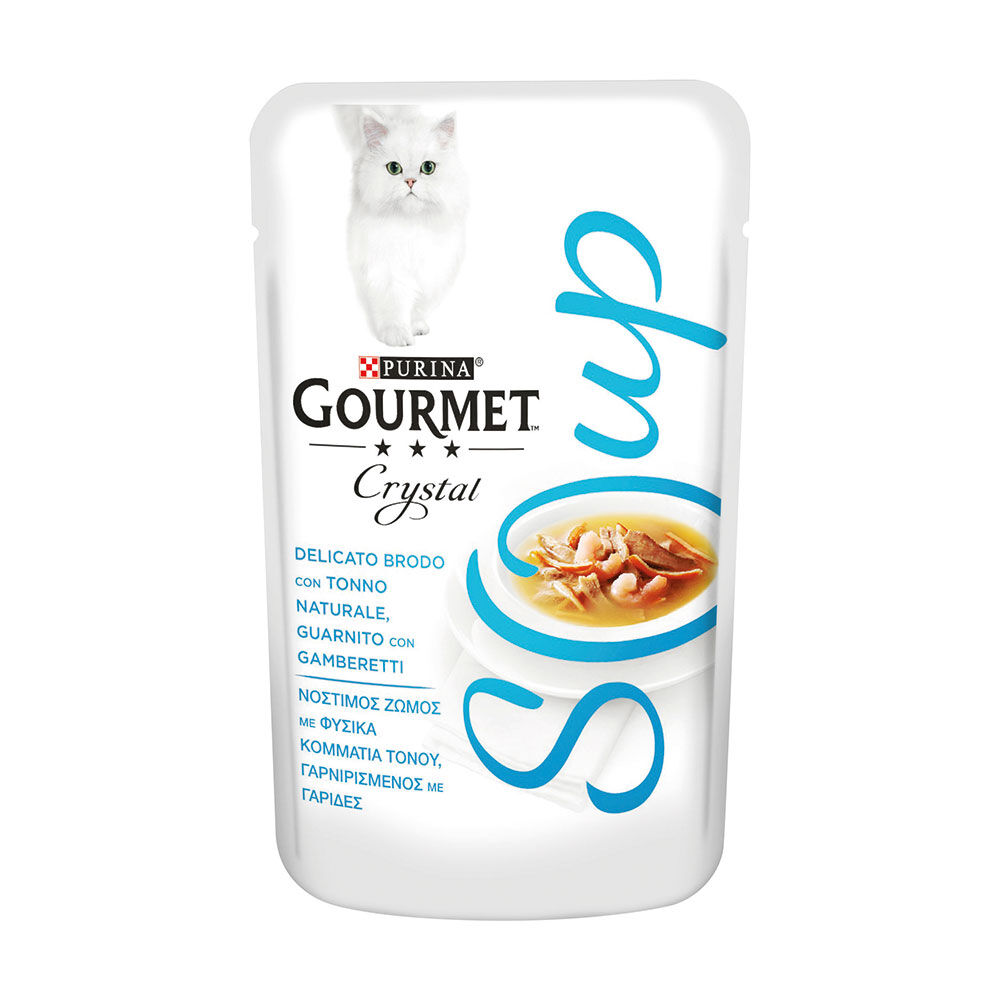 Gourmet Soup Delicato Brodo con Tonno Naturale e Gamberetti 40 g, , large image number null