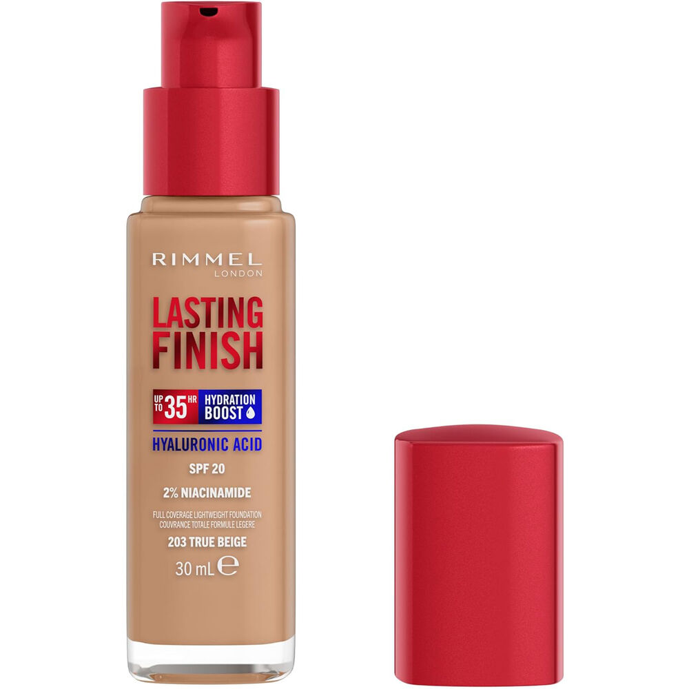 Rimmel Fondotinta Lasting Finish 35H 203 True Beige 30ml - -