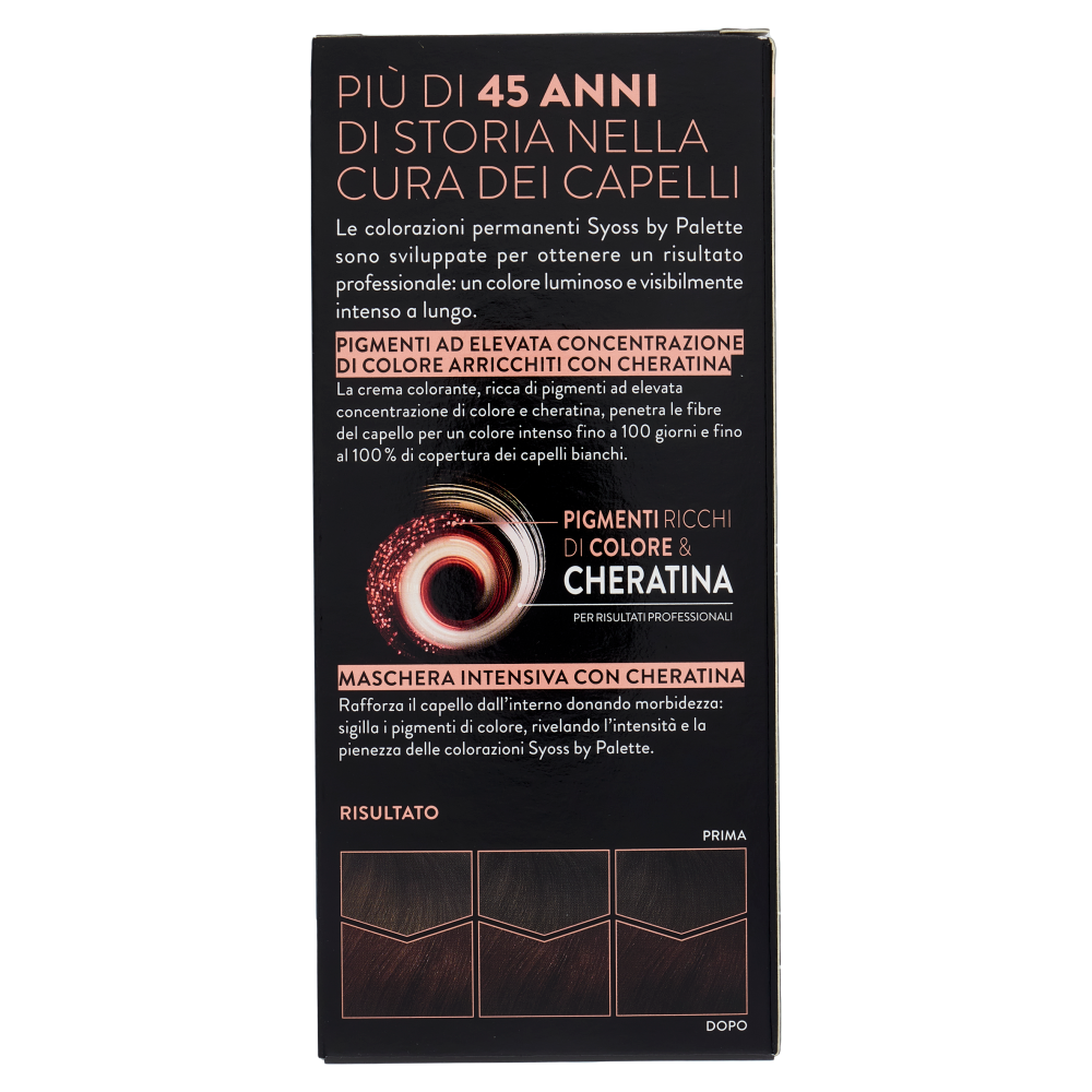 Syoss By Palette Colorazione Permanente 3.28 Castano Scuro Cioccolato, , large
