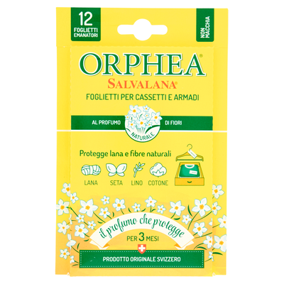 Orphea Salvalana 12 Fogli al Profumo di Fiori