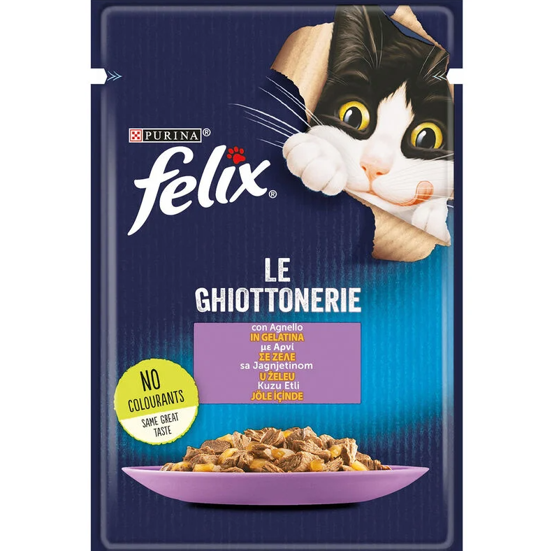 Felix Le Ghiottonerie Cat Adult con Agnello 85 gr - -