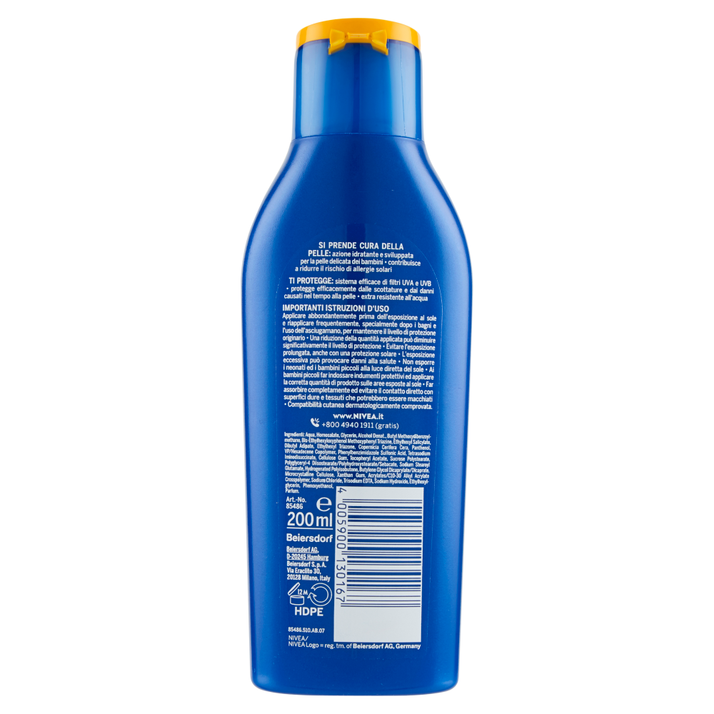 Nivea Sun Kids Latte Solare Spf 50+ 200 ml, , large