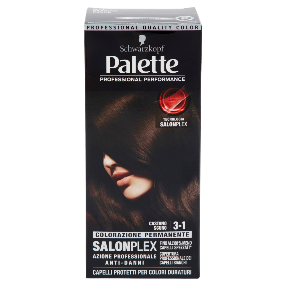 Palette Colorazione Permanente Castano Scuro N.3-1 - -