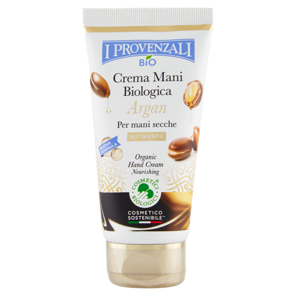 I Provenzali Bio Crema Mani Biologica Argan 75 ml - -