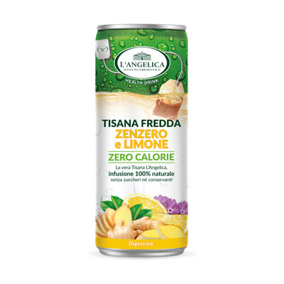 L'Angelica Health Drink Tisana Fredda Zenzero e Limone 240 ml