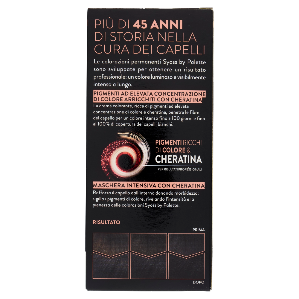 Syoss By Palette Colorazione Permanente 1.1 Nero, , large