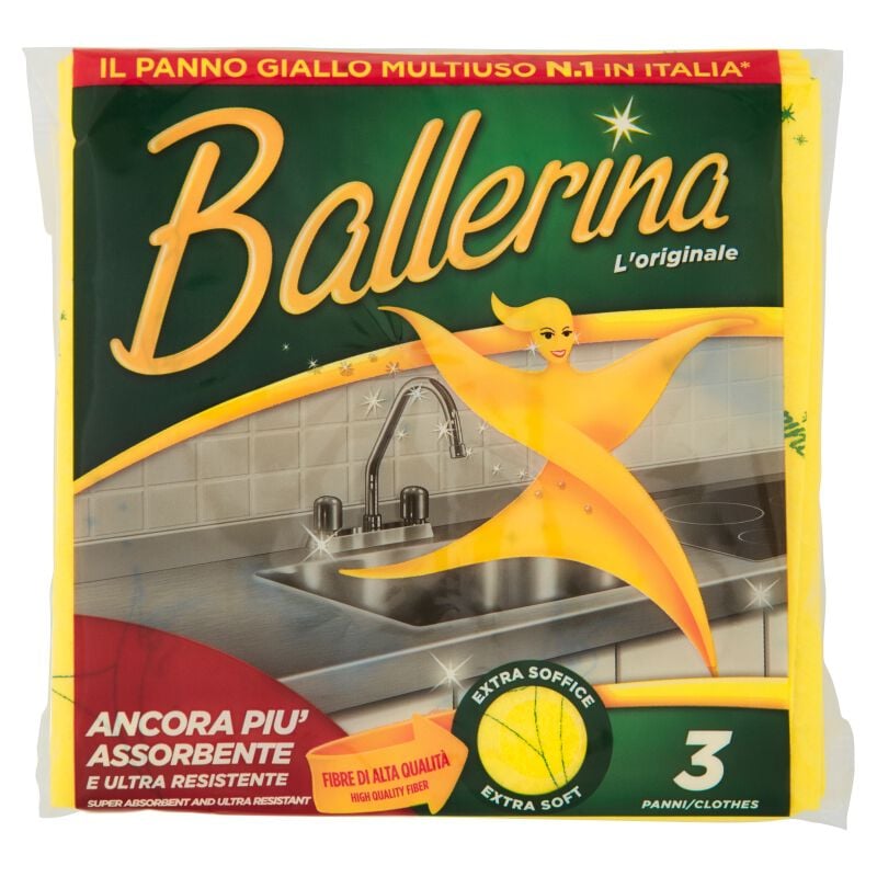 Ballerina Vim Panno Giallo 3 Pezzi - -