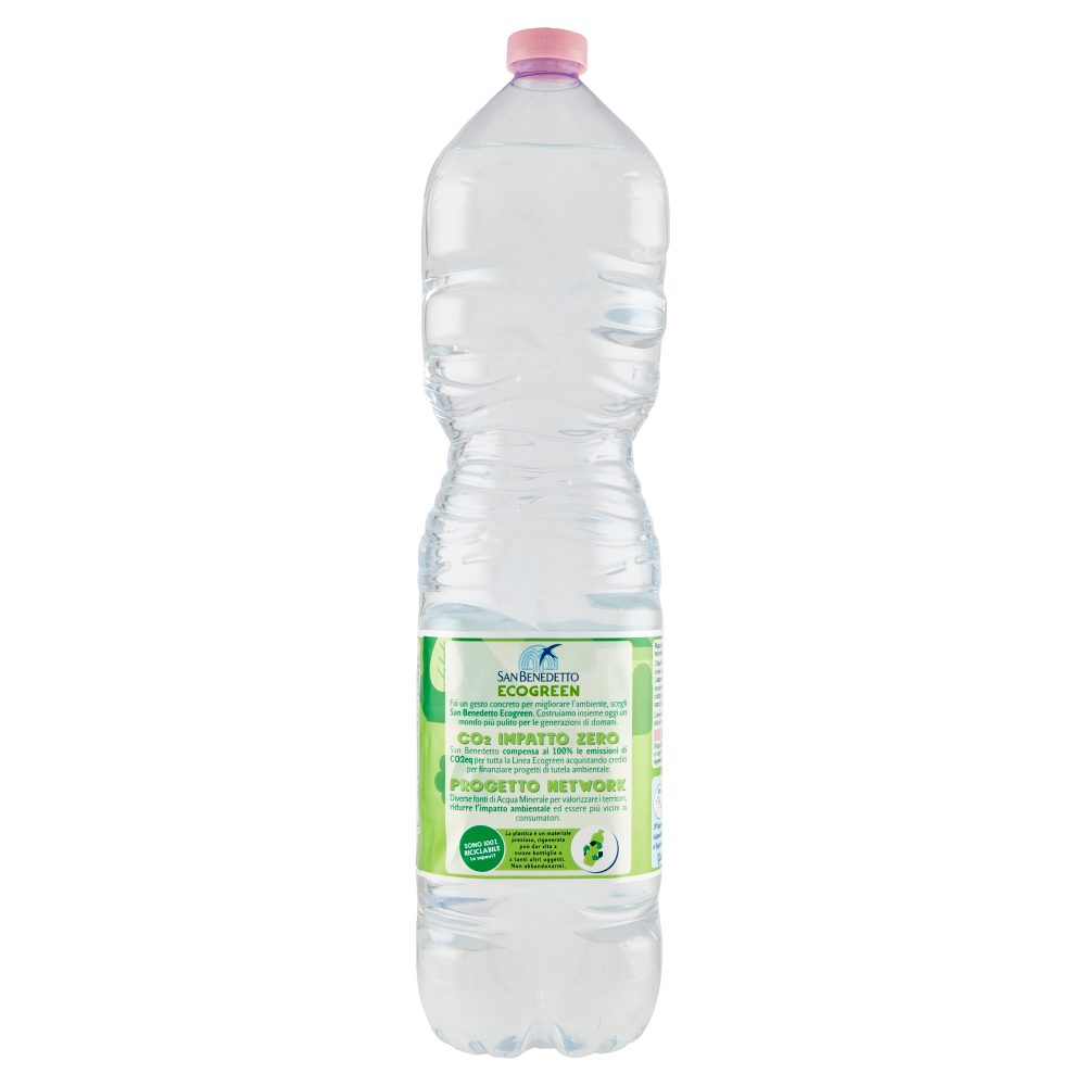 San Benedetto Acqua Naturale Benedicta Ecogreen 1,5 L, , large
