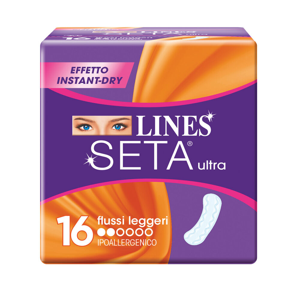 Lines Seta Ultra Leggero 16 Assorbenti, , large