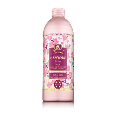 Tesori d'Oriente Bagnocrema Aromatico Ikigai Fiori di Ciliegio e Acqua di Riso 500 ml