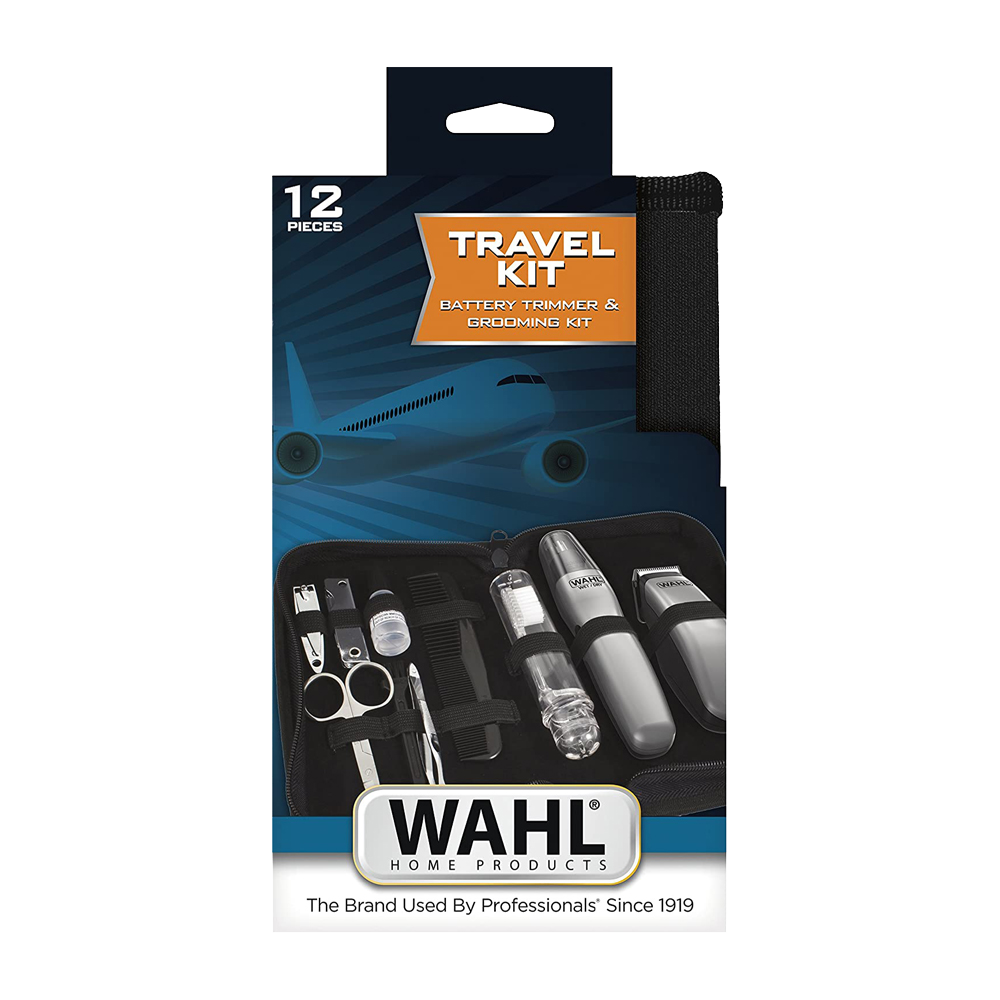 Wahl Travel Kit Regolabarba + Trimmen 12 Accessori, , large
