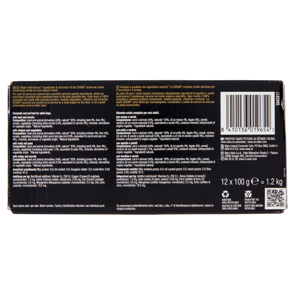 Cesar Selezione in salsa 12 x 100 g, , large