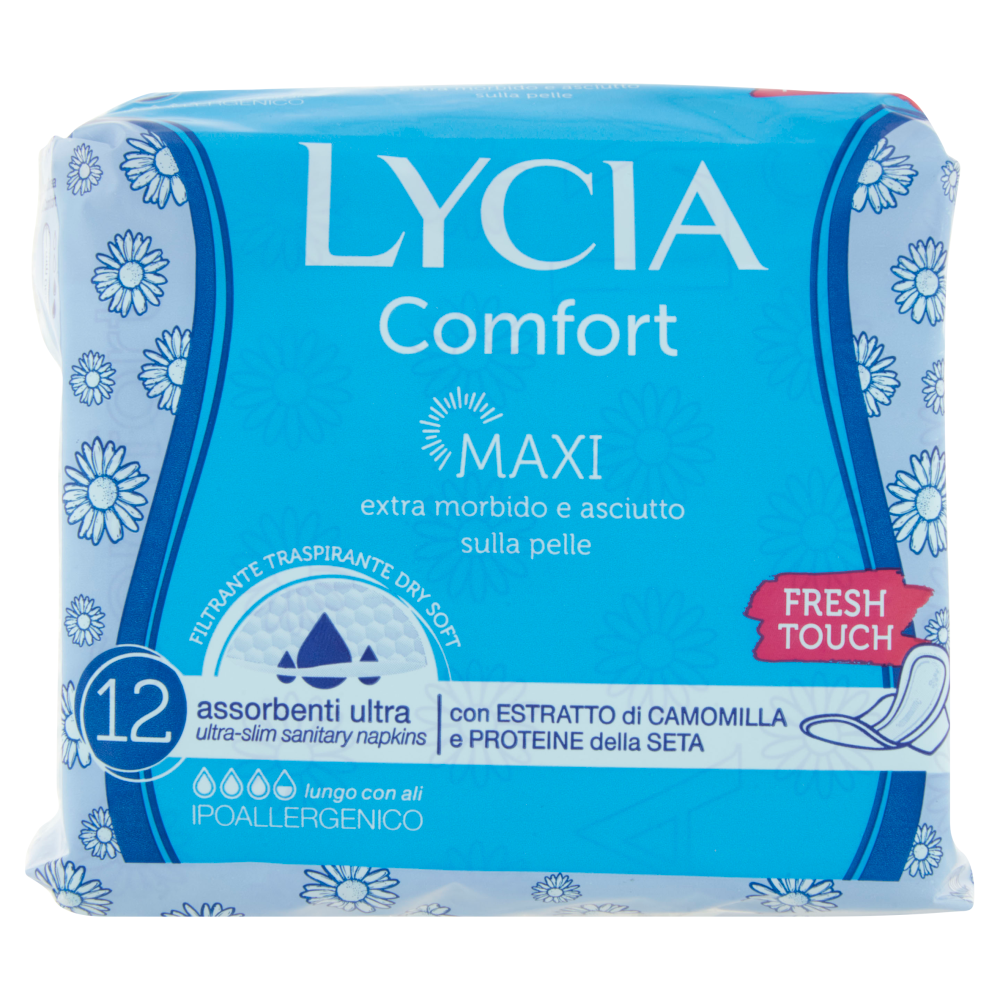 Lycia Assorbenti Ultra Lungo con Ali 12 Pezzi, , large