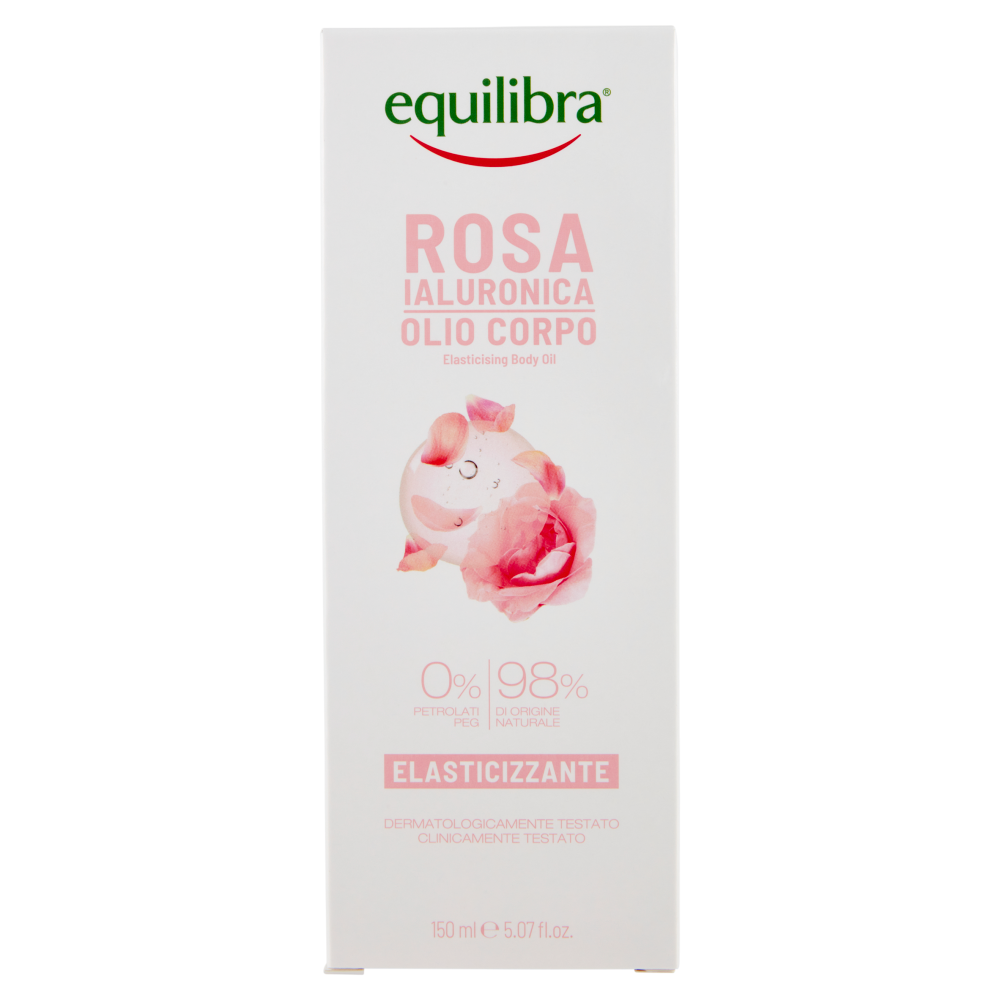 Equilibra Rosa Ialuronica Olio Corpo Elasticizzante 150 ml, , large