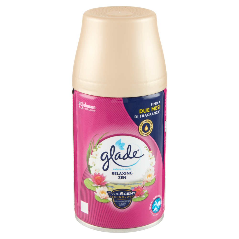 Glade Automatic Spray Ricarica, Profumatore per Ambienti, Fragranza Relaxing Zen - -