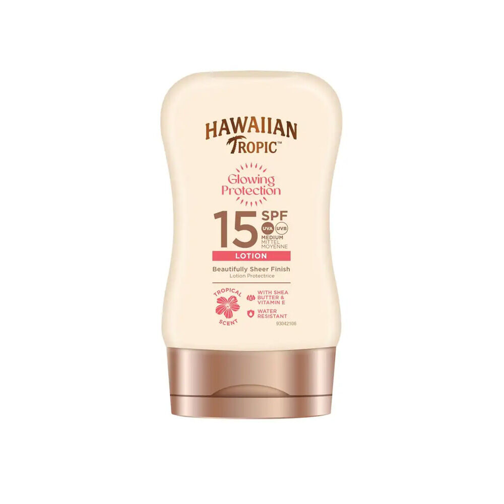 Hawaiian Tropic Glowing Protection Lotion SPF15 – 100 ml, , large
