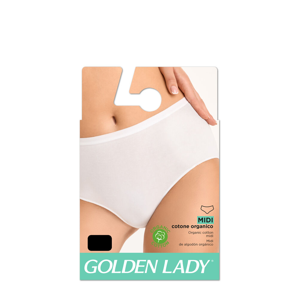 Golden Lady Slip Midi Nero Taglia 5-XL, , large
