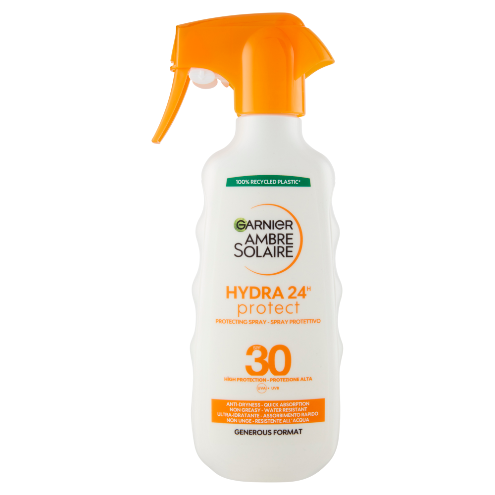 Ambre Solaire Spray Protettivo Spf 30 Idratazione 24H 300 ml - -