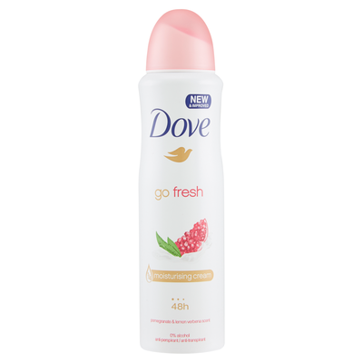 Dove Go Fresh Deodorante Spray Melograno e Erba Cedrina 150 ml