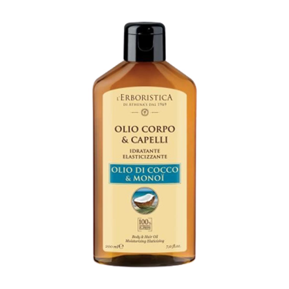 L'Erboristica Olio Corpo e Capelli Cocco 200ml - -