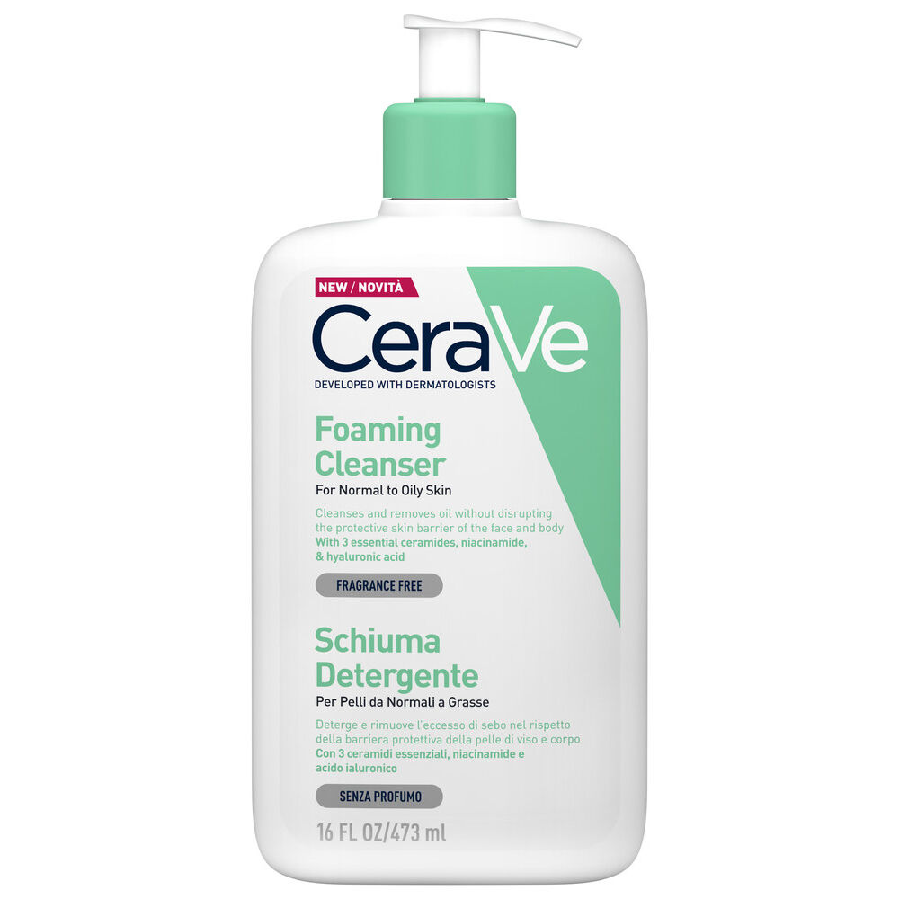 CeraVe Schiuma Detergente Viso 473 ml, , large