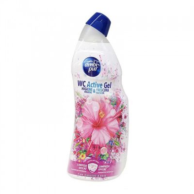 Ambi Pur Wc Gel Active Ibisco e Rosa 750ml