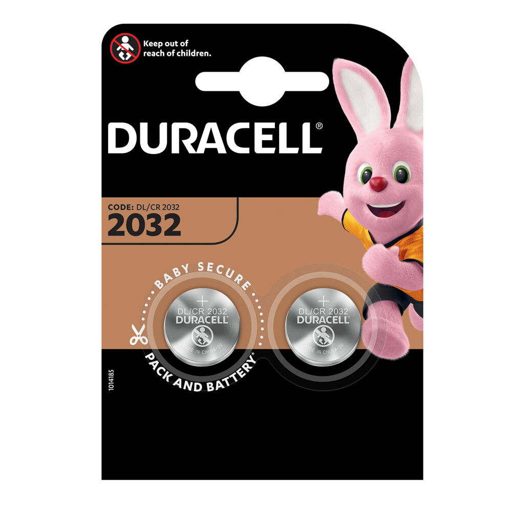 Duracell Electonics CR2032 3V 2 Batterie Bottone al Litio, , large