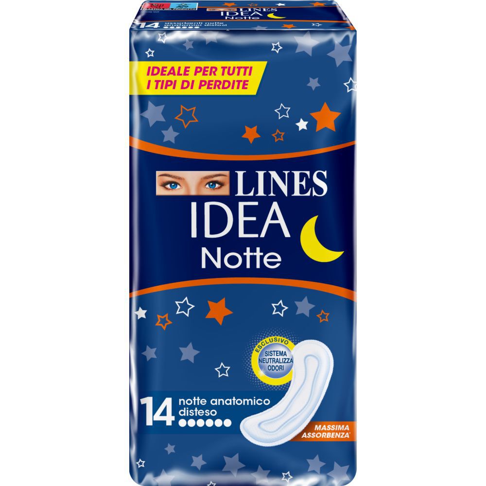 Idea Notte Extra Lungo 14 Assorbenti - Immagine 6