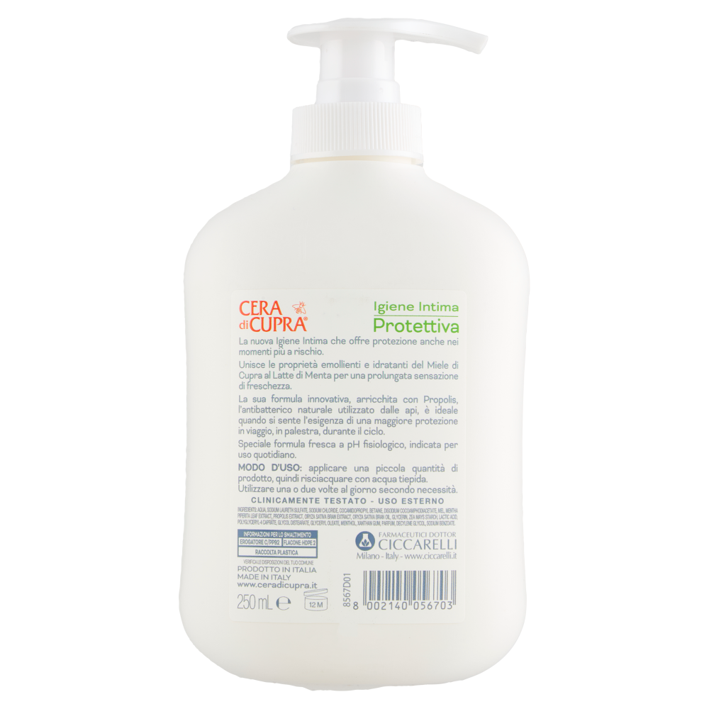 Cera di Cupra Igiene Intima Protettiva 250 ml, , large