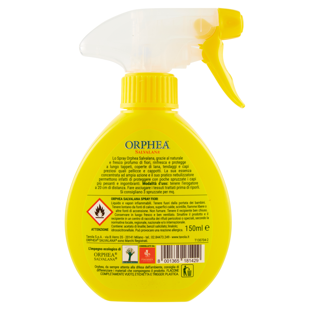 Orphea Salvalana Spray al Profumo di Fiori 150 ml, , large
