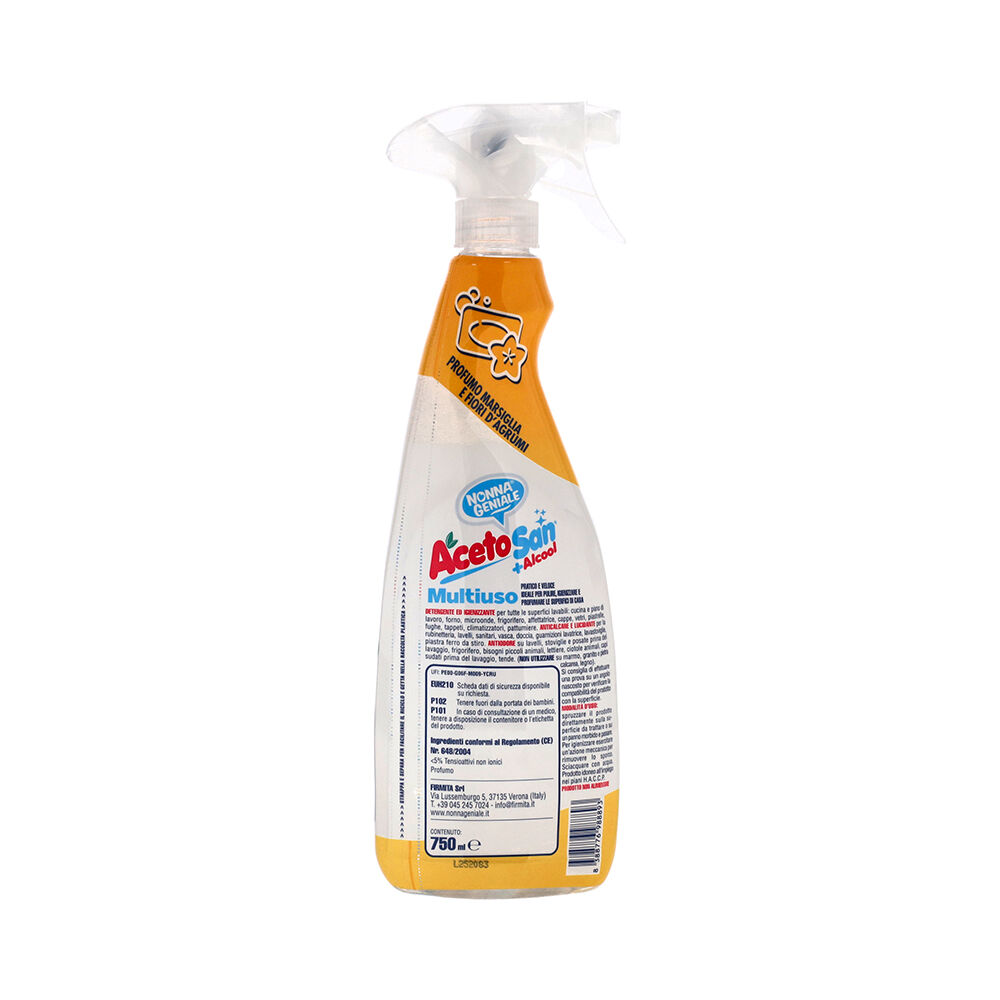 Nonna Geniale Acetosan Spray Marsiglia e Fiori d'Agrumi 750 ml, , large