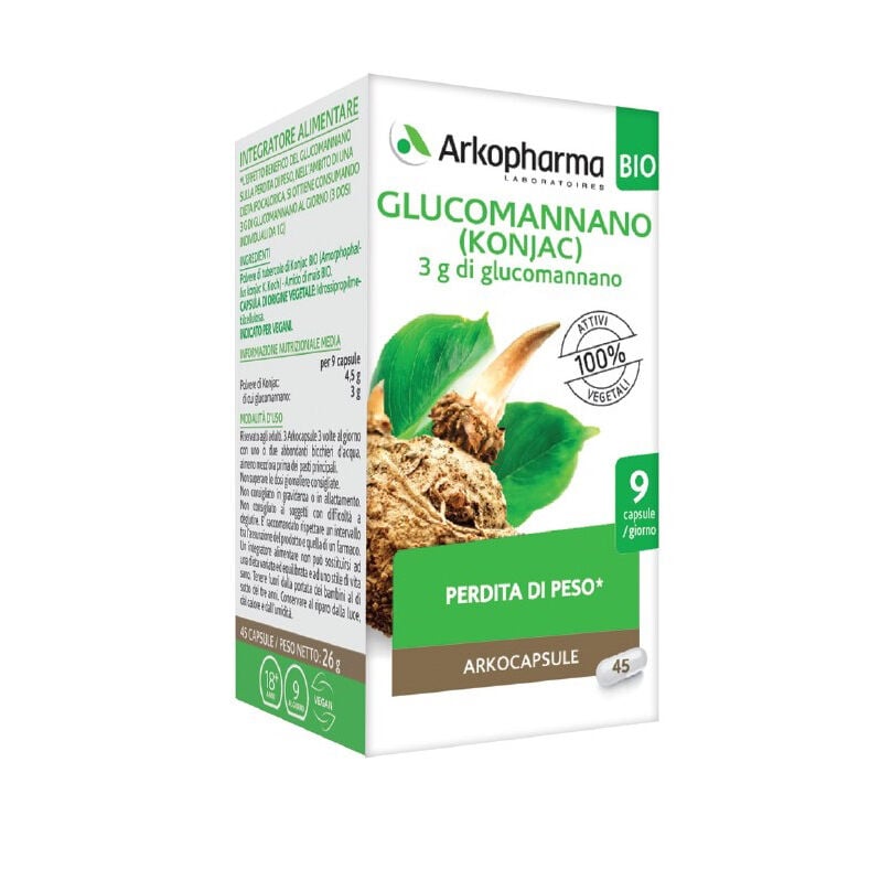 Arkopharma Glucomanno Bio 45 Capsule - - - Immagine 1