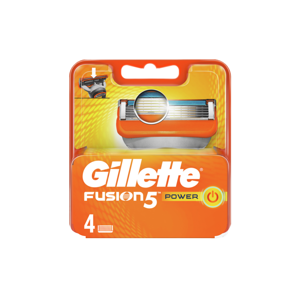 Gillette Fusion5 Power 4 Lame per Rasoio, , large