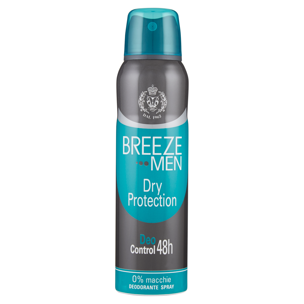 Breeze Men Dry Protection Deodorante Spray 150ml, , large