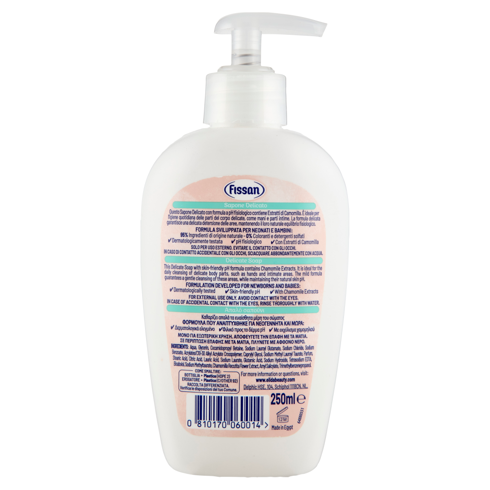 Fissan Sapone Delicato 250 ml, , large