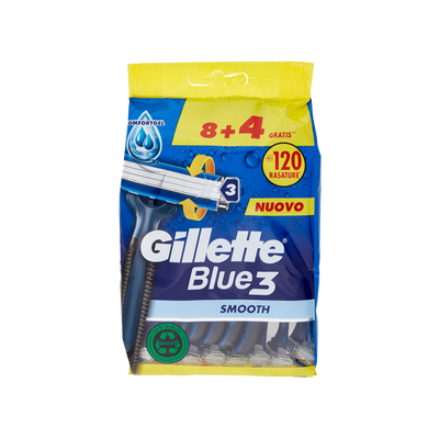 Gillette Blue3 Rasoio x8 con 4 Ricariche
