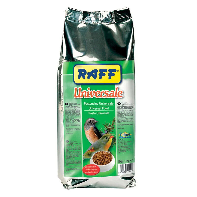 Raff Universale 1 Kg Alimento Morbido per Uccelli Insettivori - -