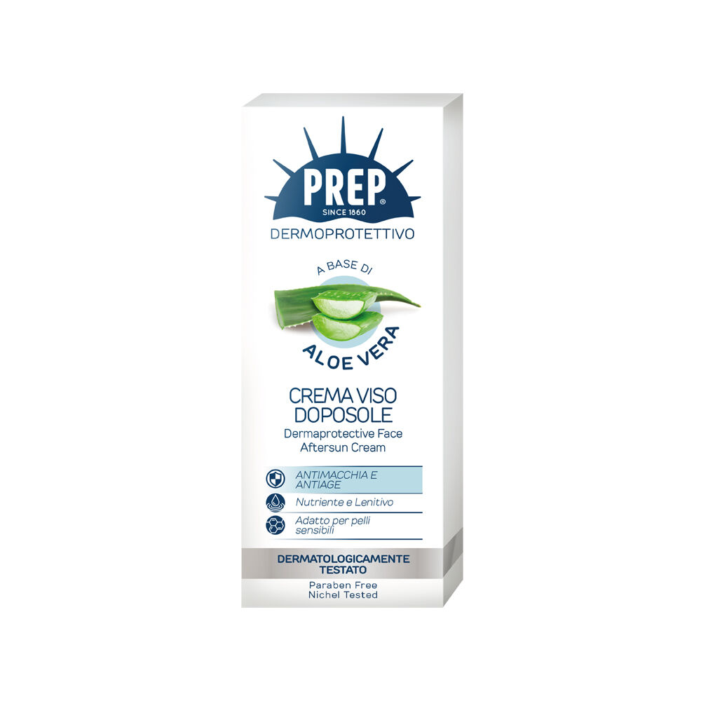 Prep Dermoprotettivo Crema Viso Doposole Aloe 50 ml, , large