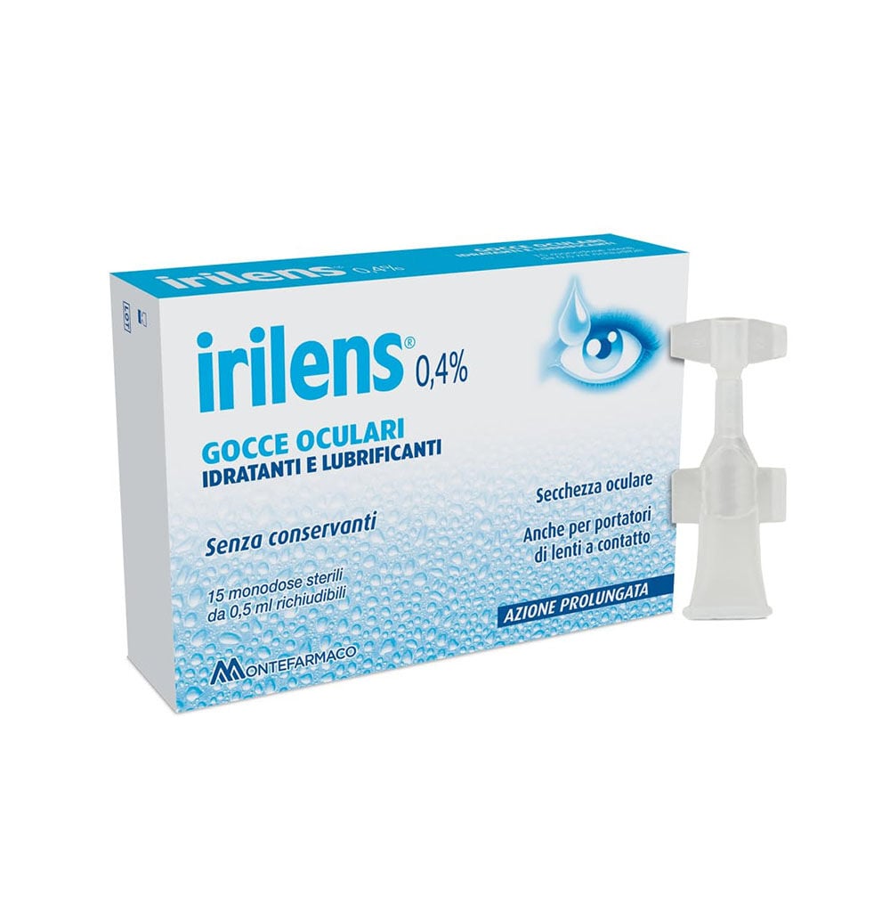 Irilens Gocce Oculari Idratanti e Lubrificanti 0,4% 10 Monodosi - -