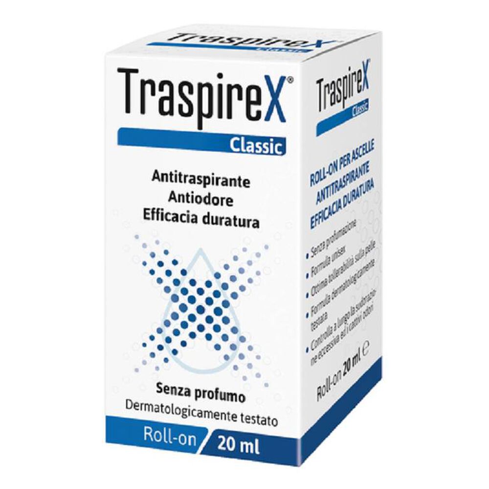 Traspirex Deodorante Roll On Classico 20ml, , large
