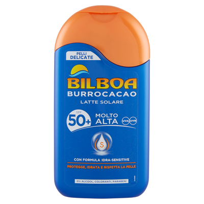 Bilboa Burrocacao Pelli Delicate con Vitamina C Spf 50+ 200 ml