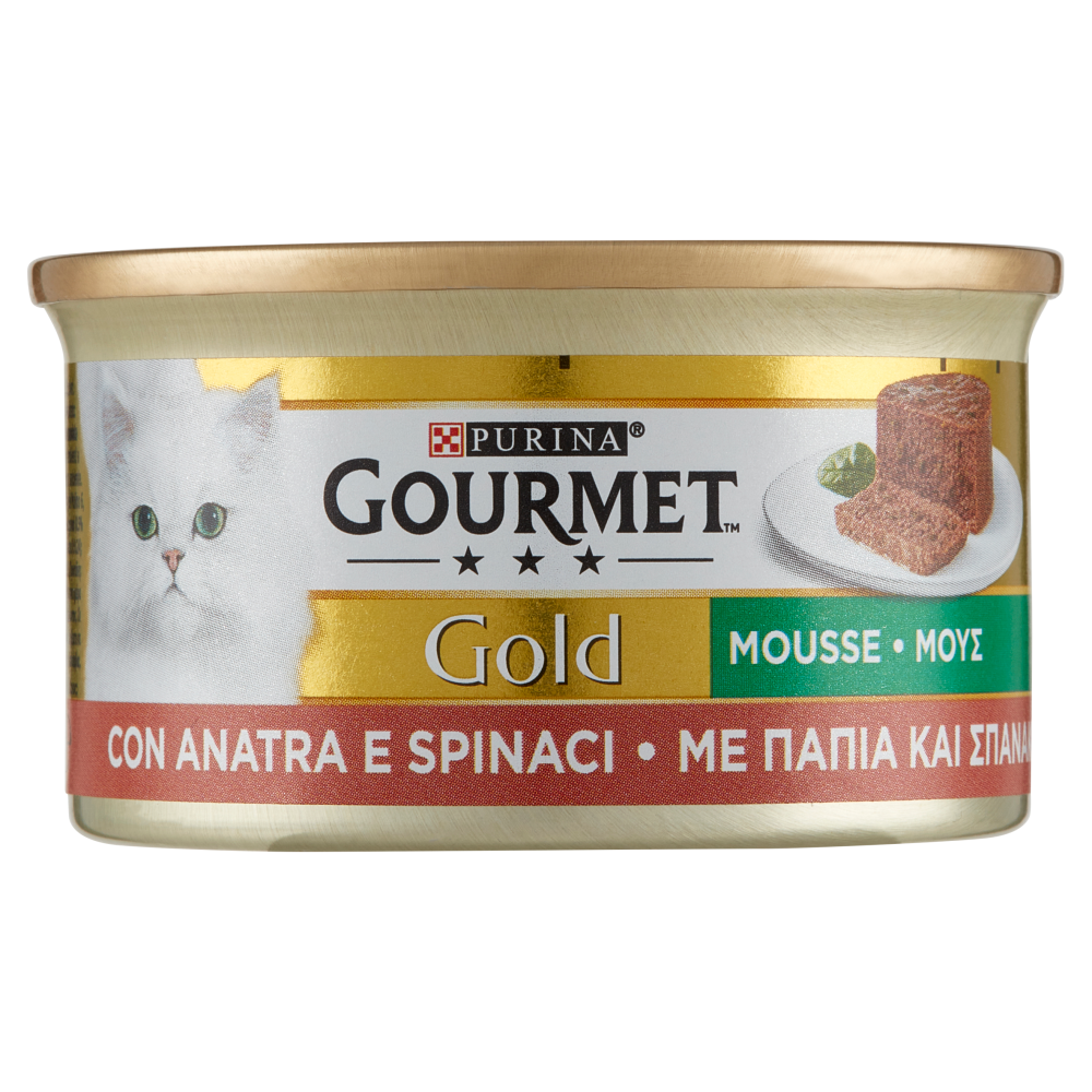 Gourmet Gold Mousse con Anatra e Spinaci 85 g - -