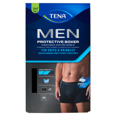 Tena Men Protective Boxer Nero M ,  Tena Men Protective Boxer Nero M