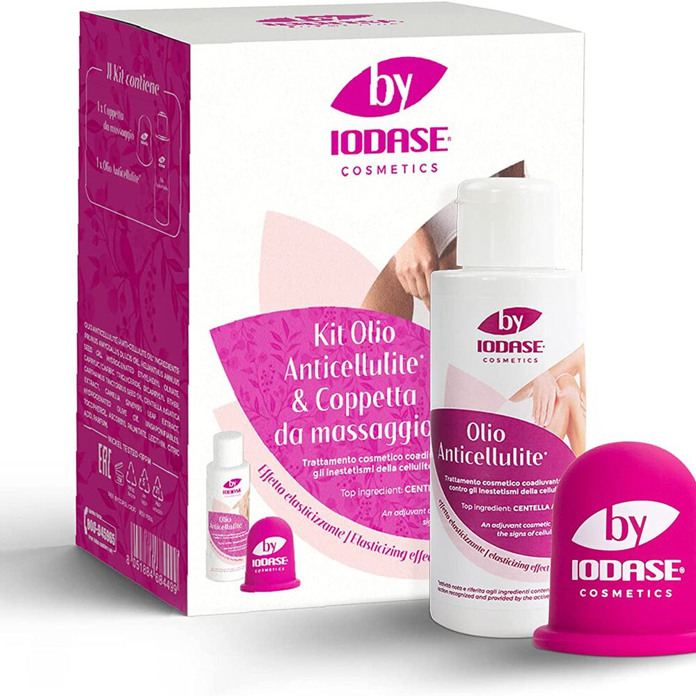 Iodase Olio Anticellulite e Coppetta da Massaggio 100ml, , large