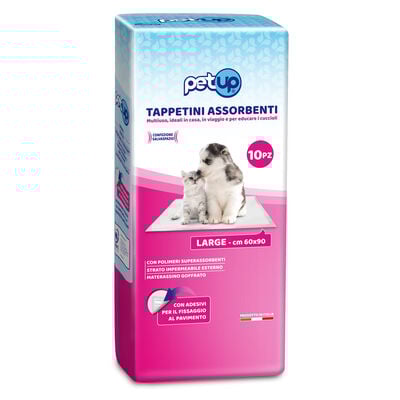 Petup Tappetini Assorbenti  90x60 cm 10 Pezzi