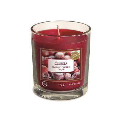 Aladino Candela Bicchiere Ciliegia